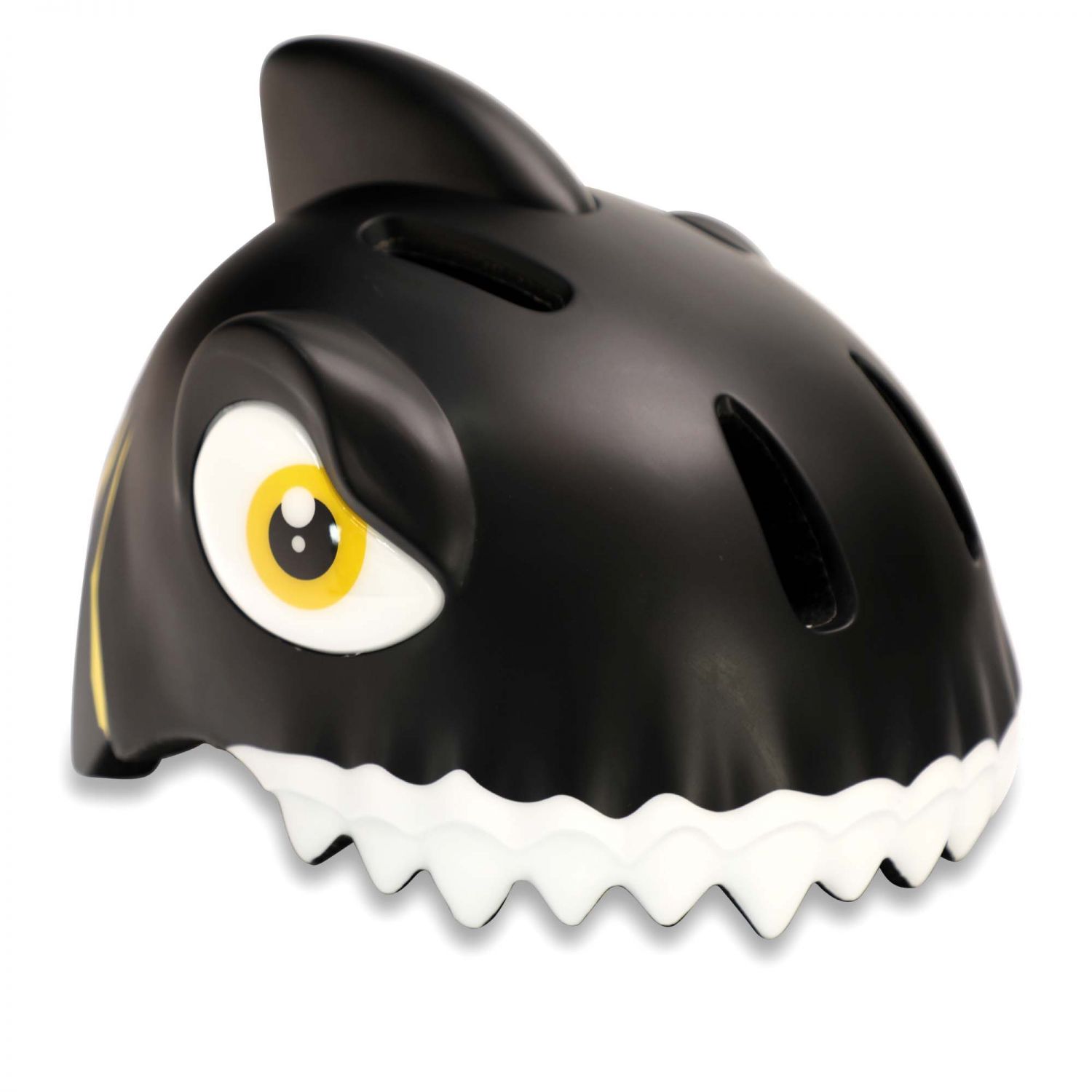 Crazy Safety Shark, cyklistická prilba, junior, čierna