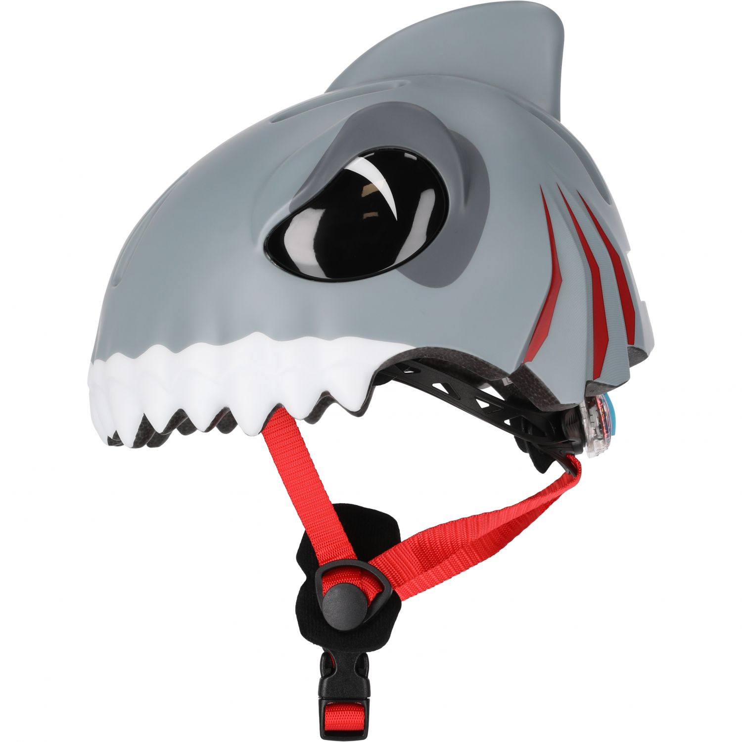 Crazy Safety Shark, cyklistická prilba, junior, sivá