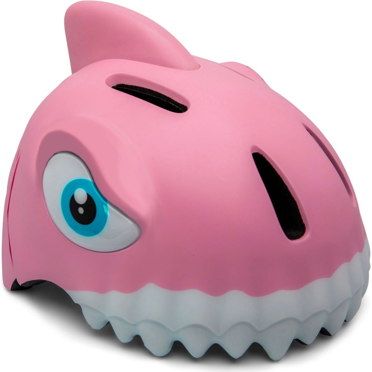 Crazy Safety Shark, cyklistická helma, junior, pink