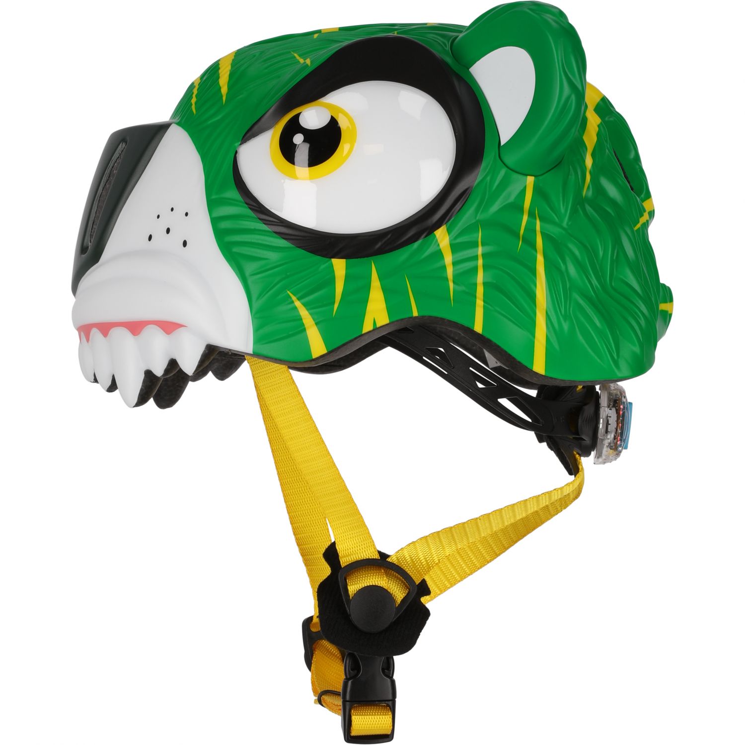 Crazy Safety Tiger, bike helmet, junior, green