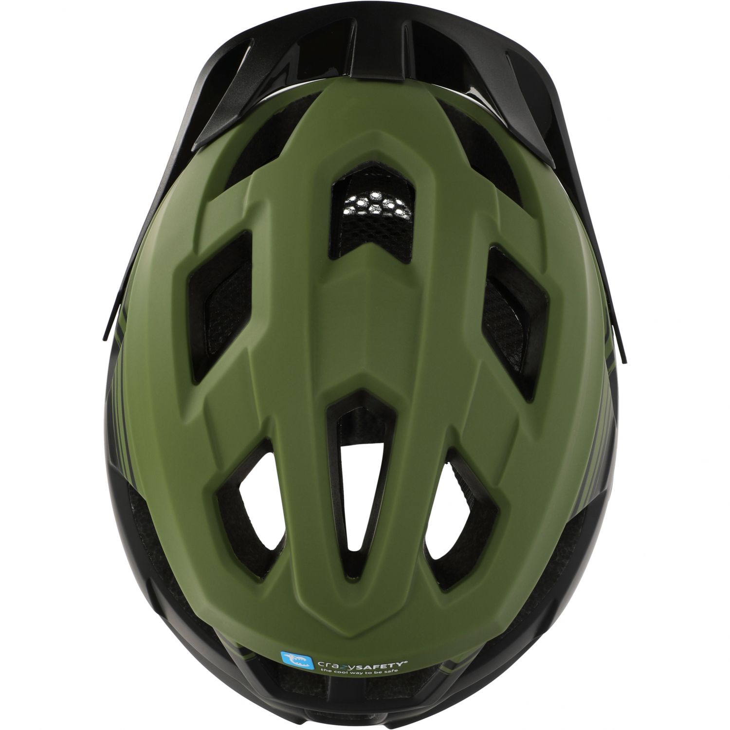 Crazy Safety Titan Fullface, casque vélo, junior, vert