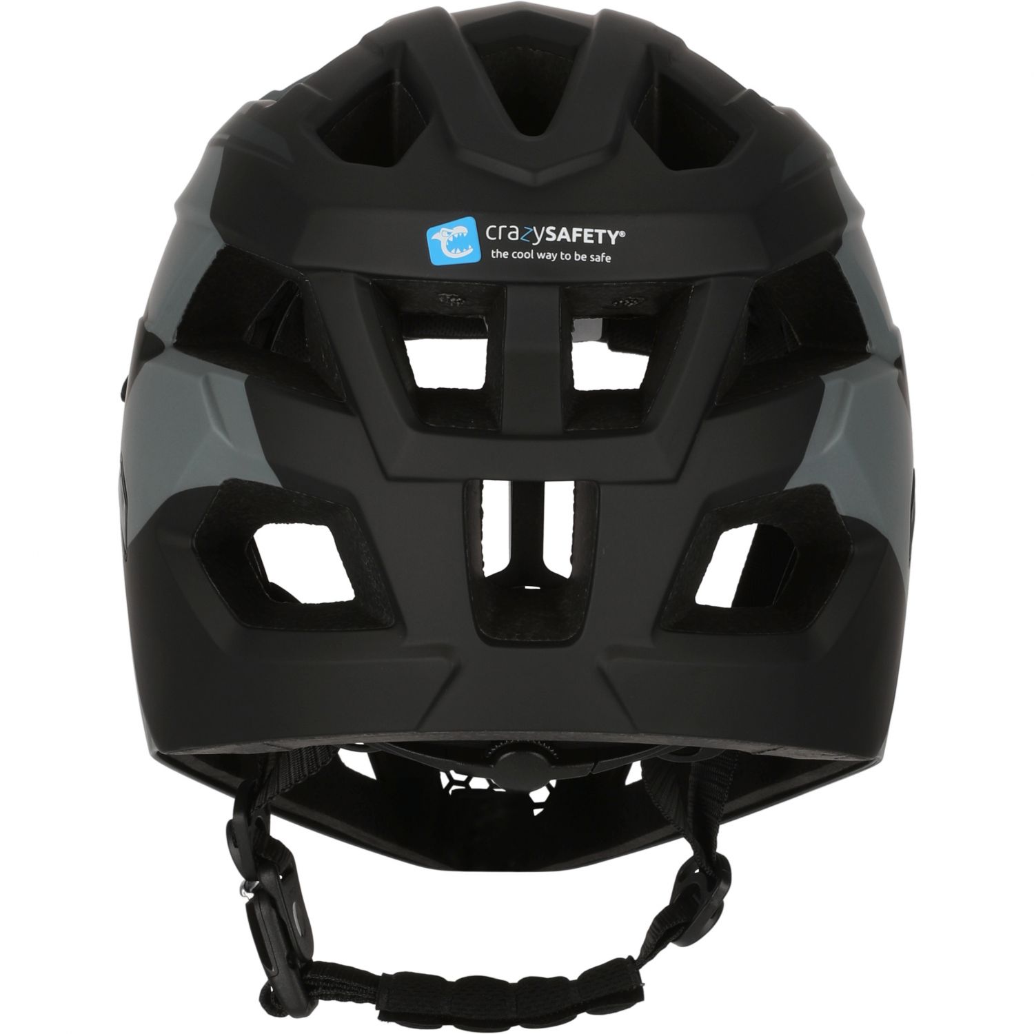 Crazy Safety Titan Fullface, Cykelhjälm, Junior, Grå
