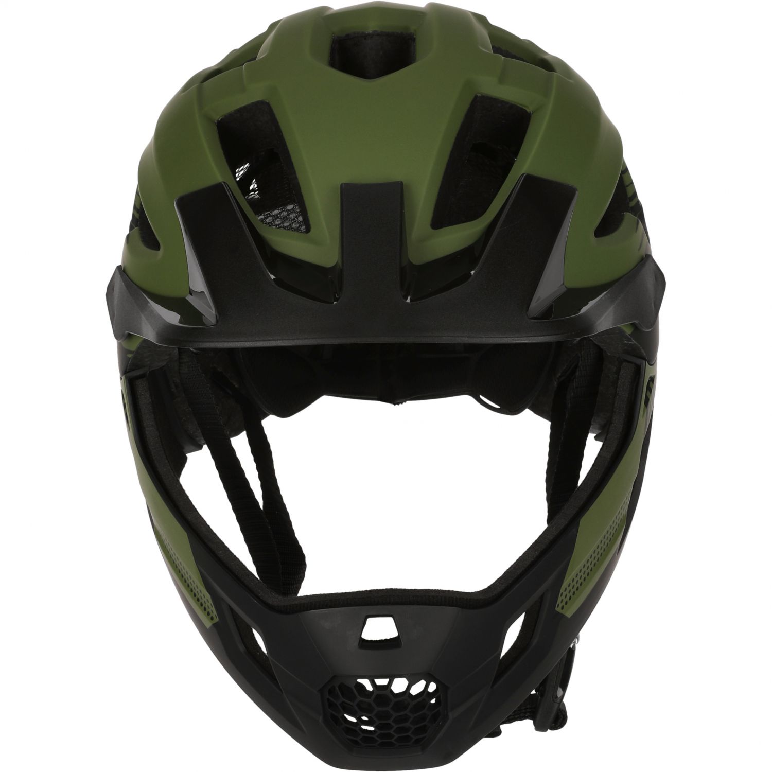 Crazy Safety Titan Fullface, Fahrradhelm, Junior, grün