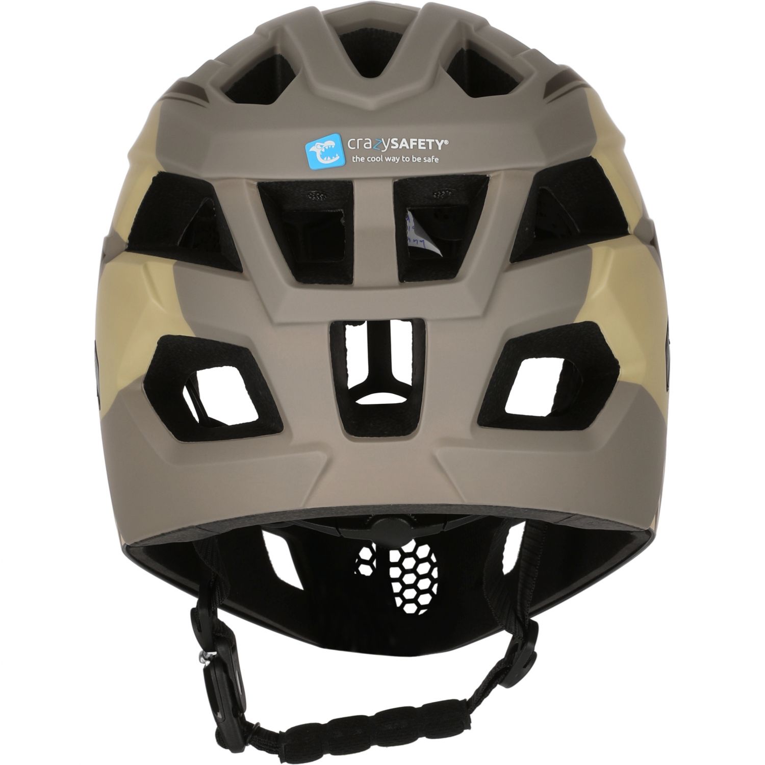 Crazy Safety Titan Fullface, fietshelm, junior, beige