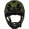 Crazy Safety Titan Fullface, kask rowerowy, junior, zielony