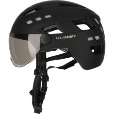 Crazy Safety Willow, kask rowerowy, czarny