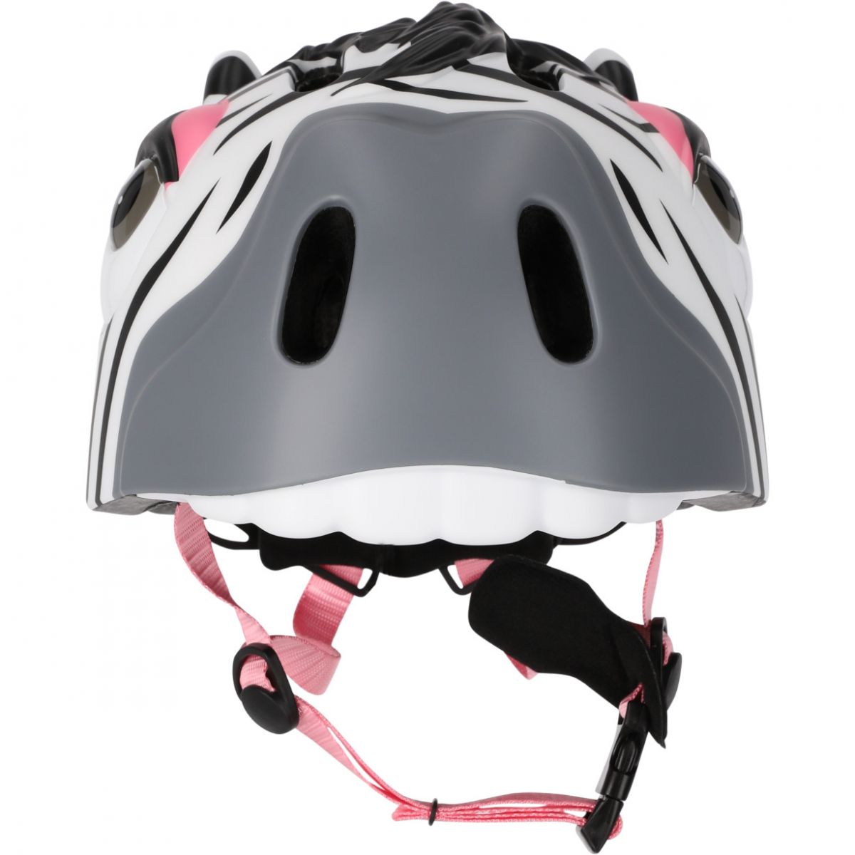 Crazy Safety Zebra, Sykkelhjelm, Junior, Black/White