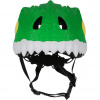 Crocodilo Crazy Safety, capacete para bicicleta, júnior, verde