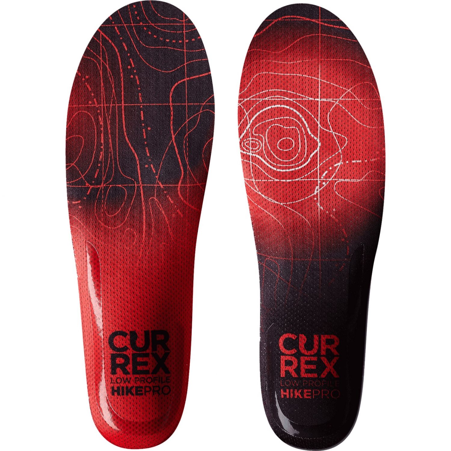 Currex HikePro Low, tălpi interioare, roșu