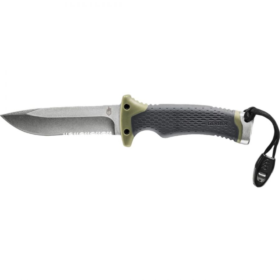 Cuțit de buzunar Gerber Ultimate Survival, negru