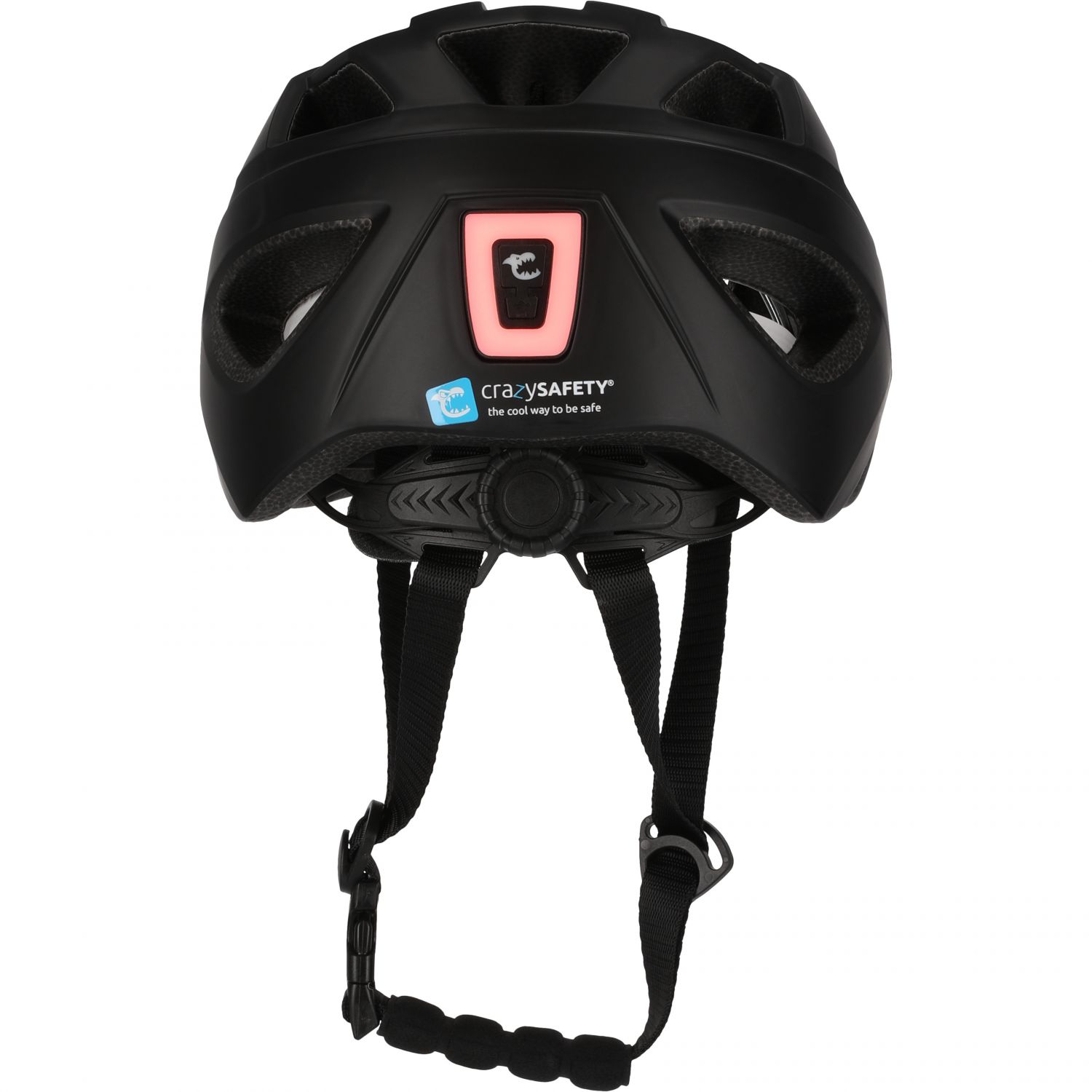 Cyklistická prilba Crazy Safety Cool Swat, junior, čierna