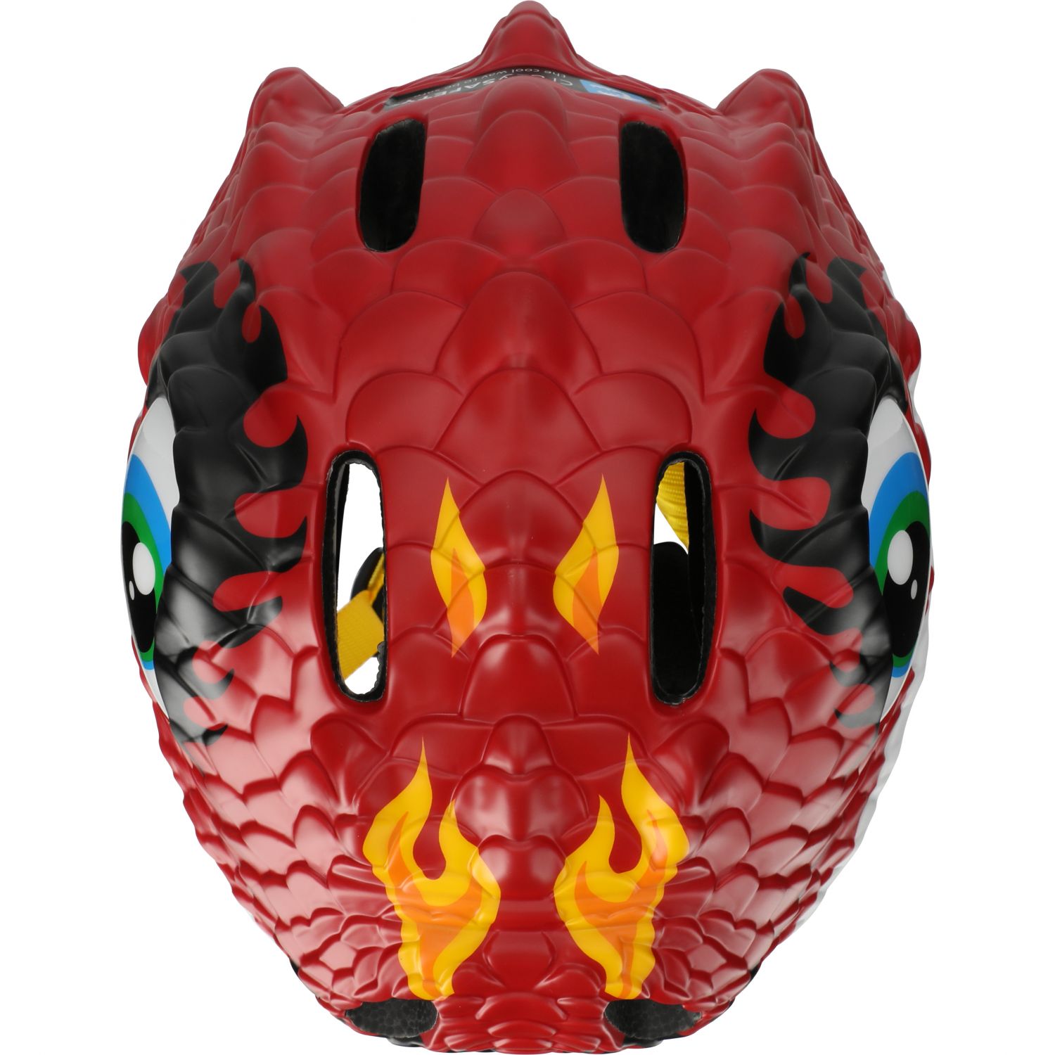 Cyklistická prilba Crazy Safety Dragon, junior, červená