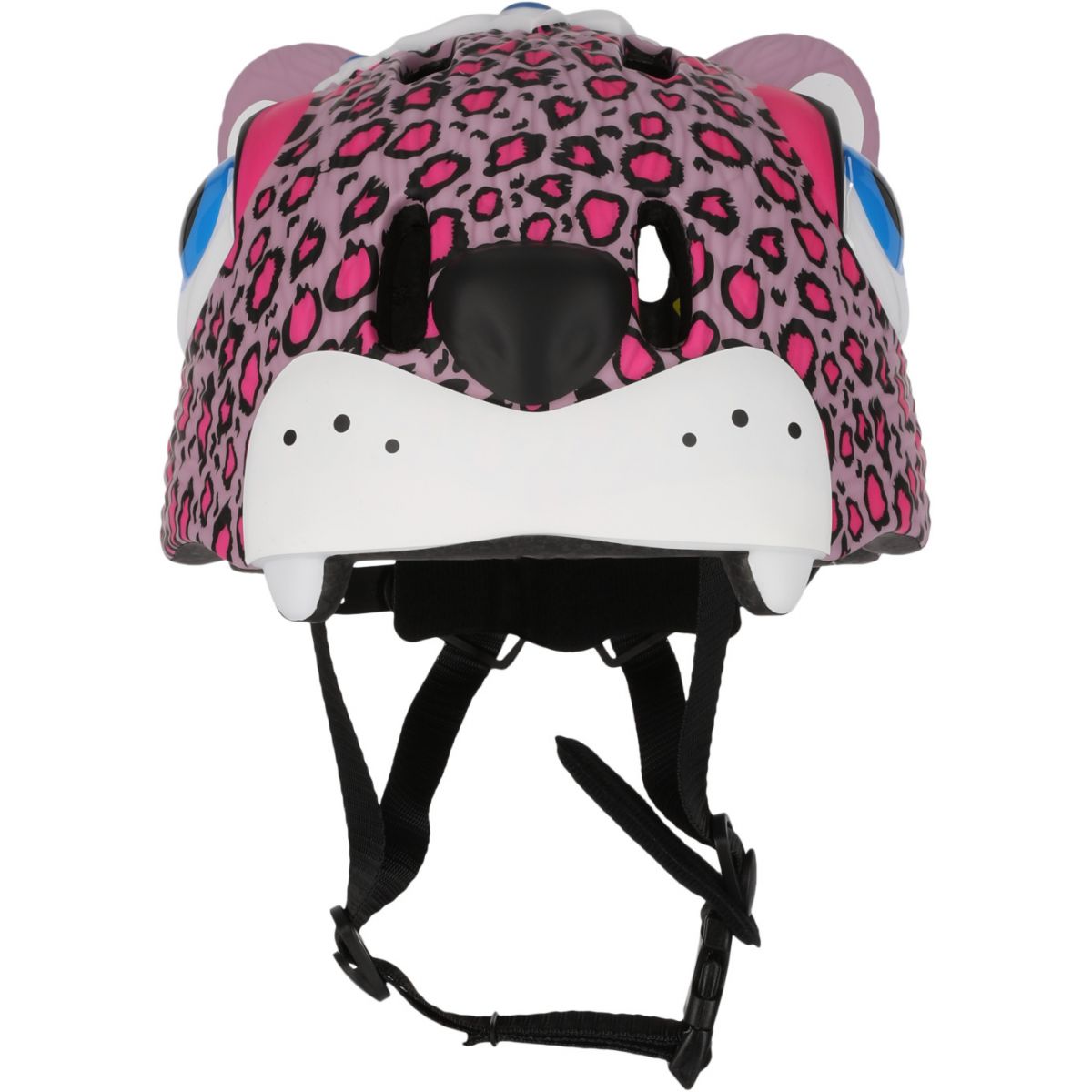 Cyklistická prilba Crazy Safety Leopard, junior, ružová