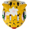 Cyklistická prilba Crazy Safety Leopard, junior, žltá