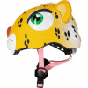 Cyklistická prilba Crazy Safety Leopard, junior, žltá