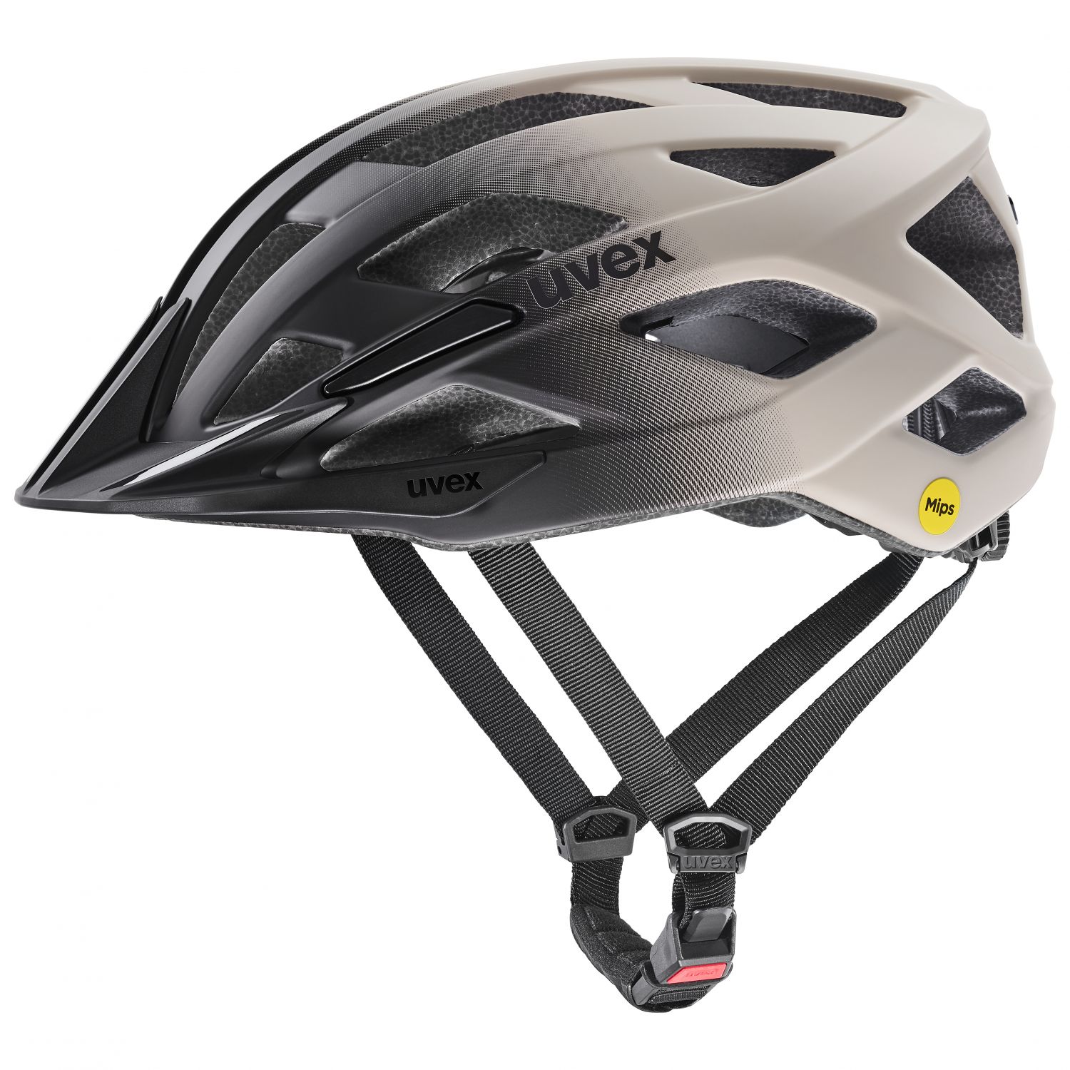 Cyklistická prilba Uvex I-Vo 2 MIPS, sivá/čierna