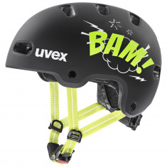 Cyklistická prilba Uvex Kid 4 Style, junior, čierna/zelená