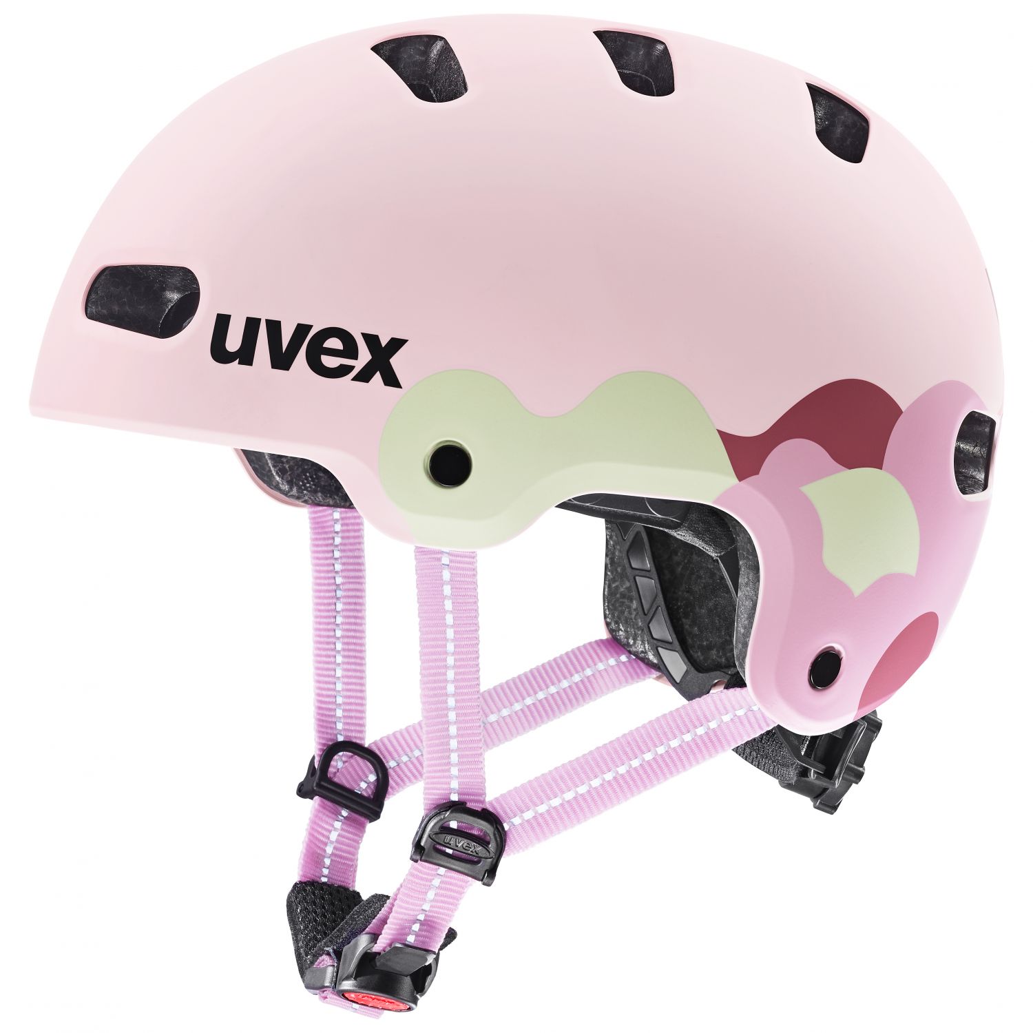 Cyklistická prilba Uvex Kid 4 Style, junior, ružová