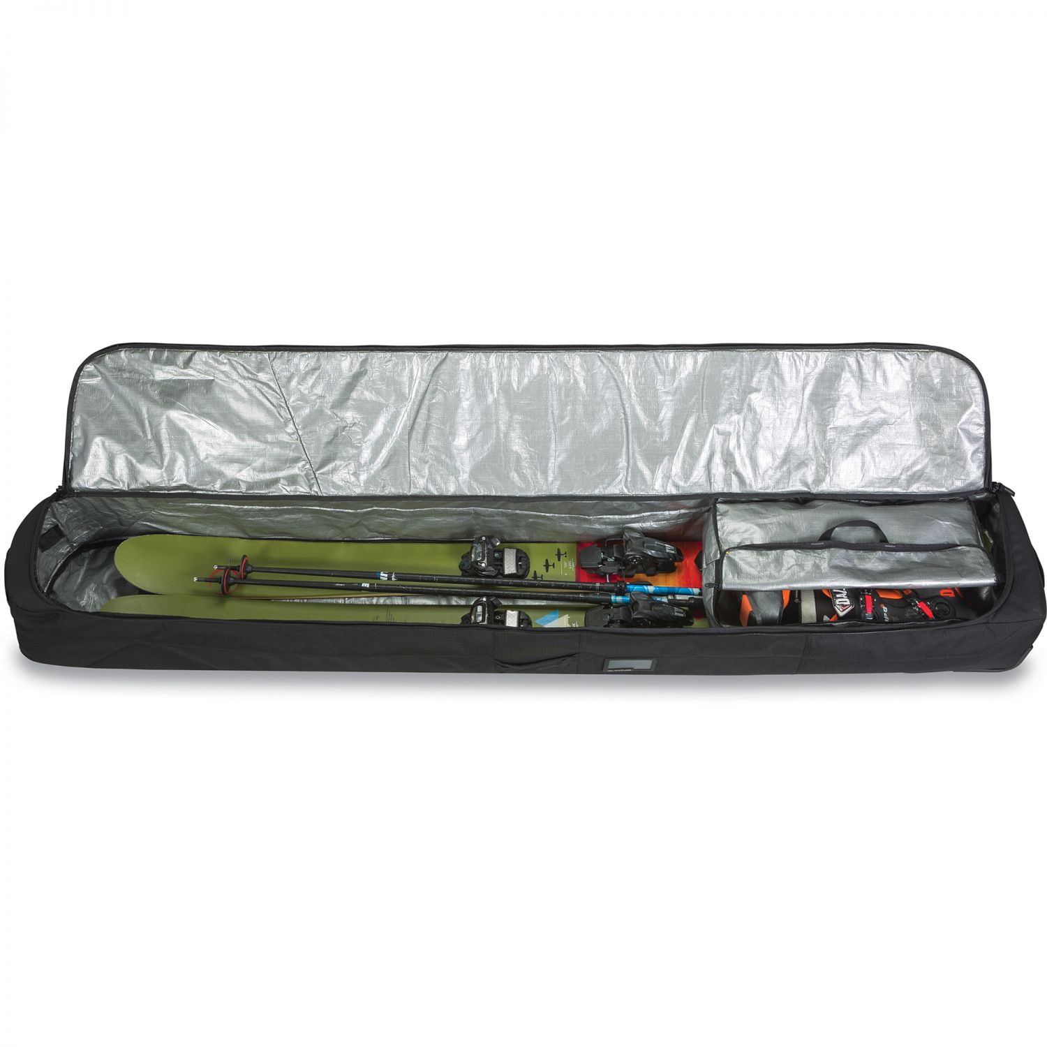 Dakine Fall Line Ski Roller Bag, 175 cm, negro