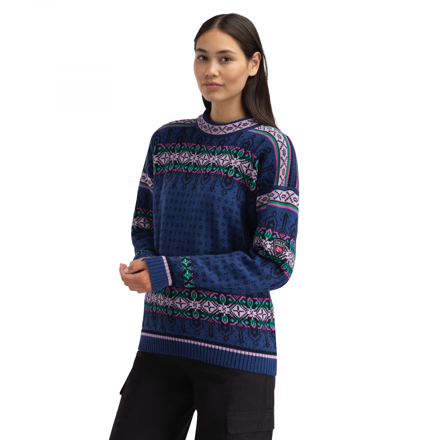 Dale of Norway Albertville Fem. Sweter, bluza polarowa, damska, niebieska