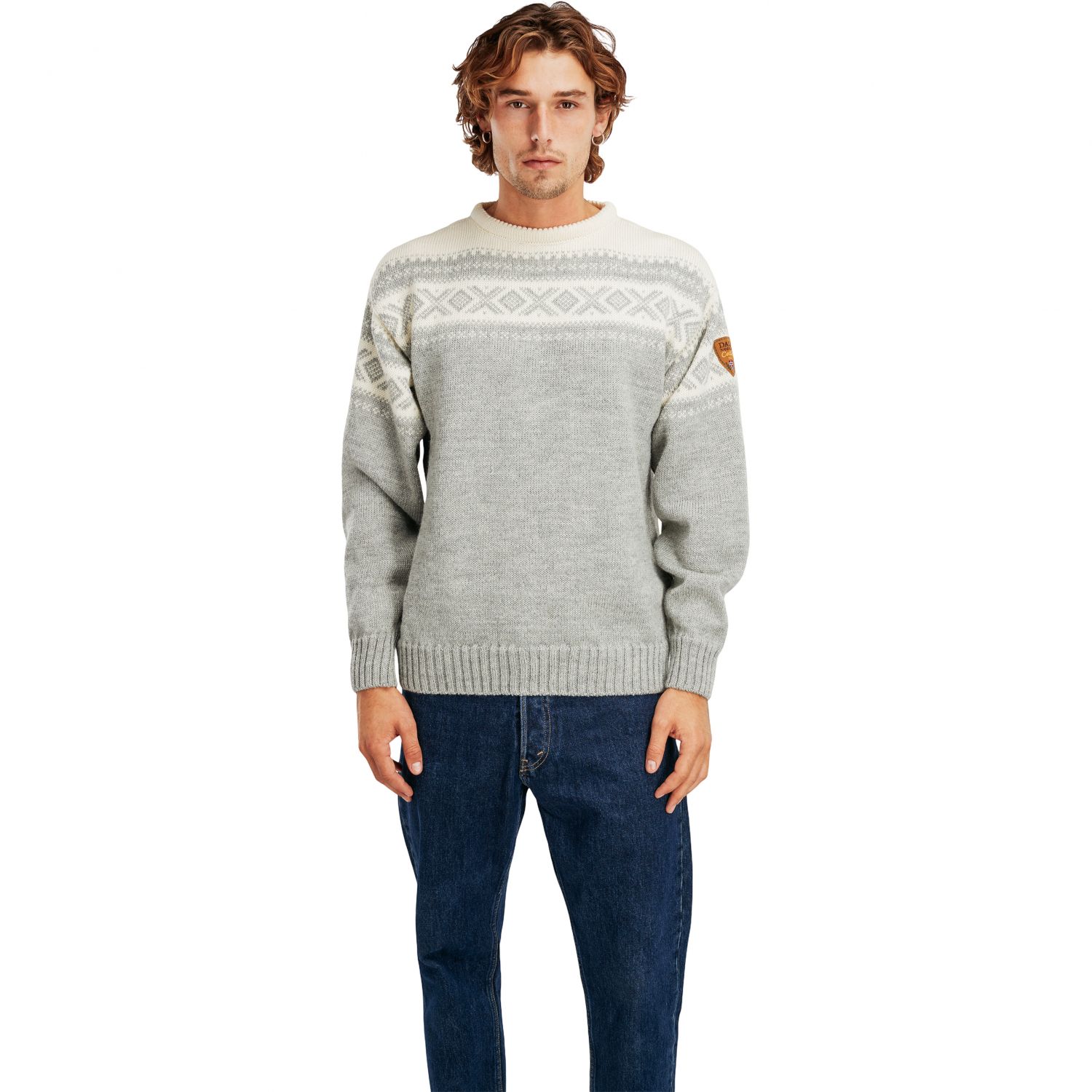 Dale of Norway Cortina 1956, pull, gris clair