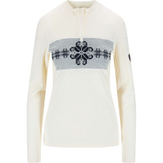 Dale of Norway Falkeberg Baselayer Half zip, Ullundertøy, Dame, Offwhite Navy