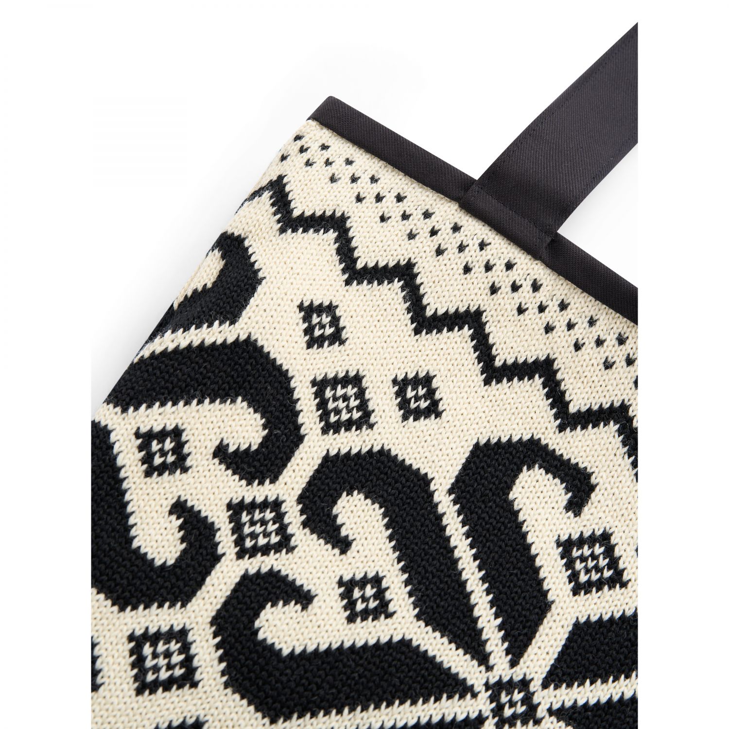 Dale of Norway Falkeberg borsa tote, bianco/nero