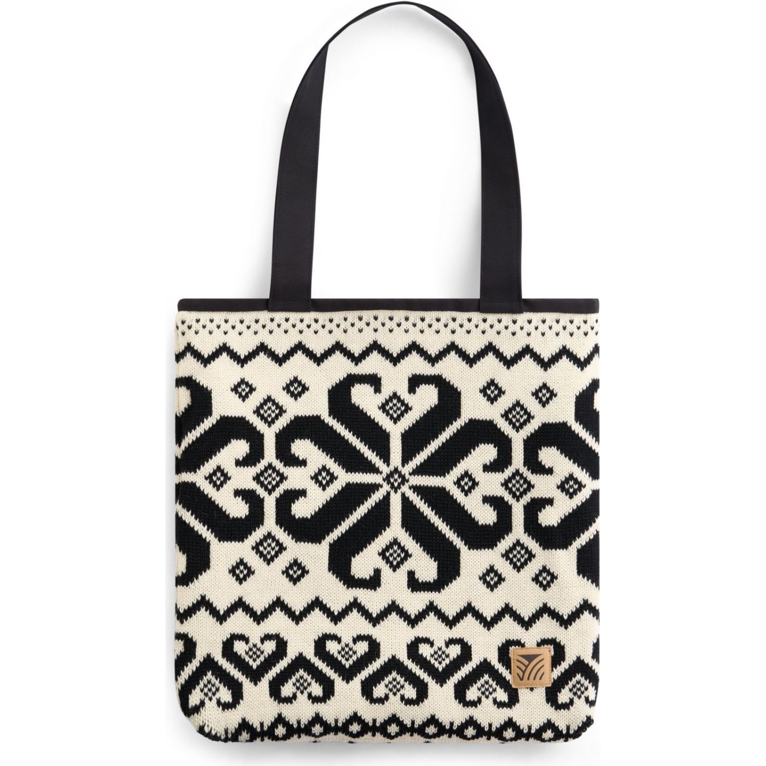 Dale of Norway Falkeberg borsa tote, bianco/nero