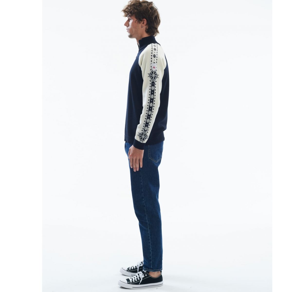 Dale of Norway Geilo, jersey, hombre, negro/blanco