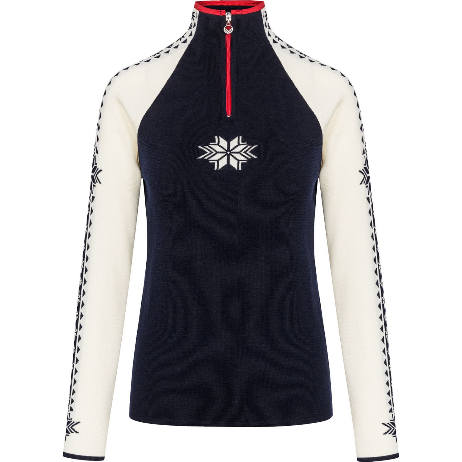 Dale of Norway Geilo, pull, femme, navy/blanc