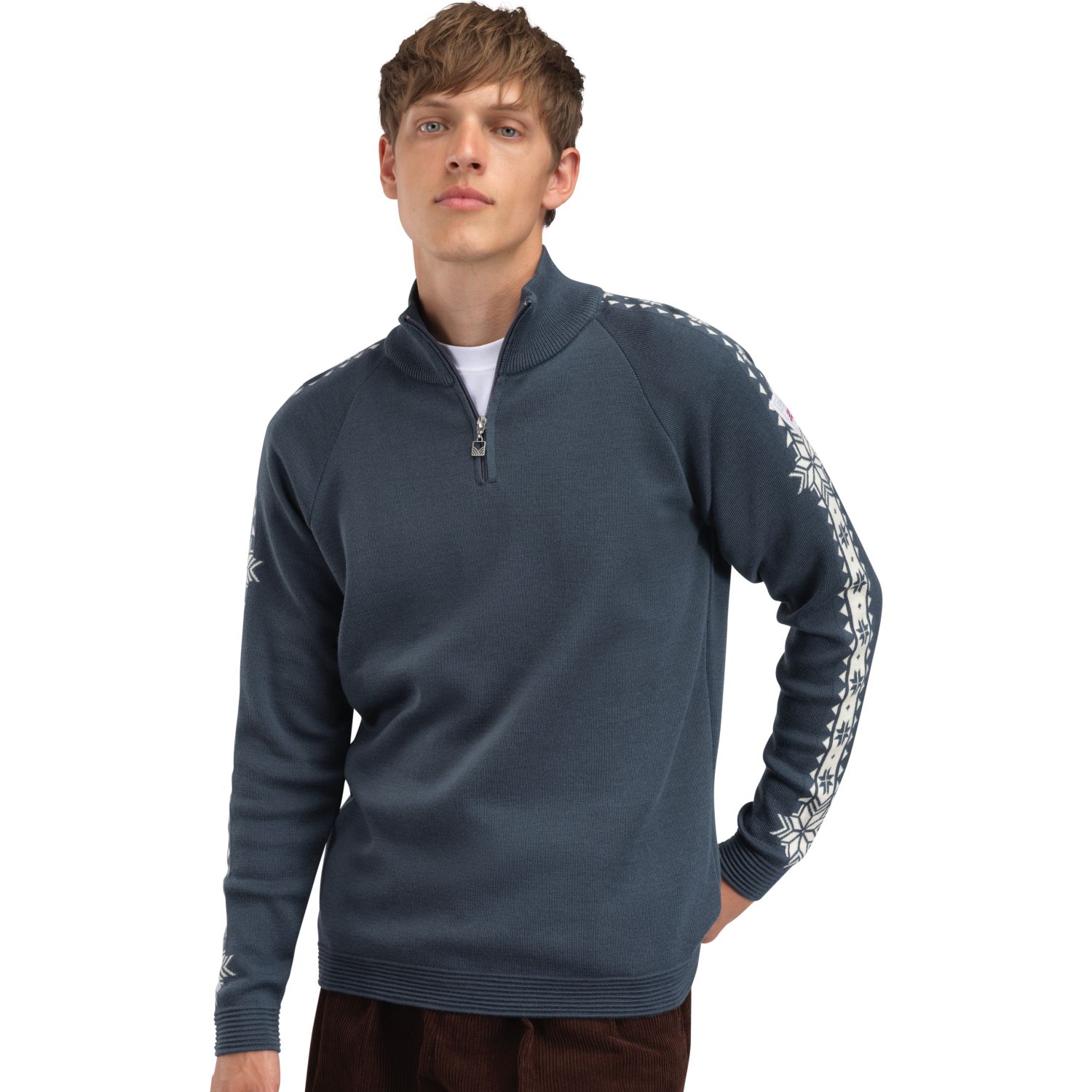 Dale of Norway Geilo, Pullover, Herren, grau