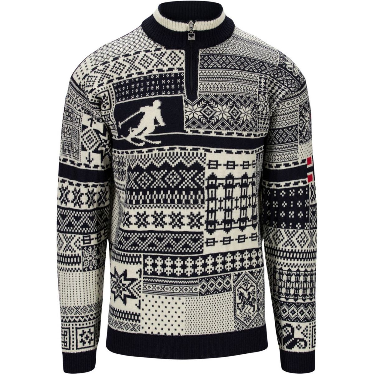 Dale of Norway History pull, polaire, homme, marine écru