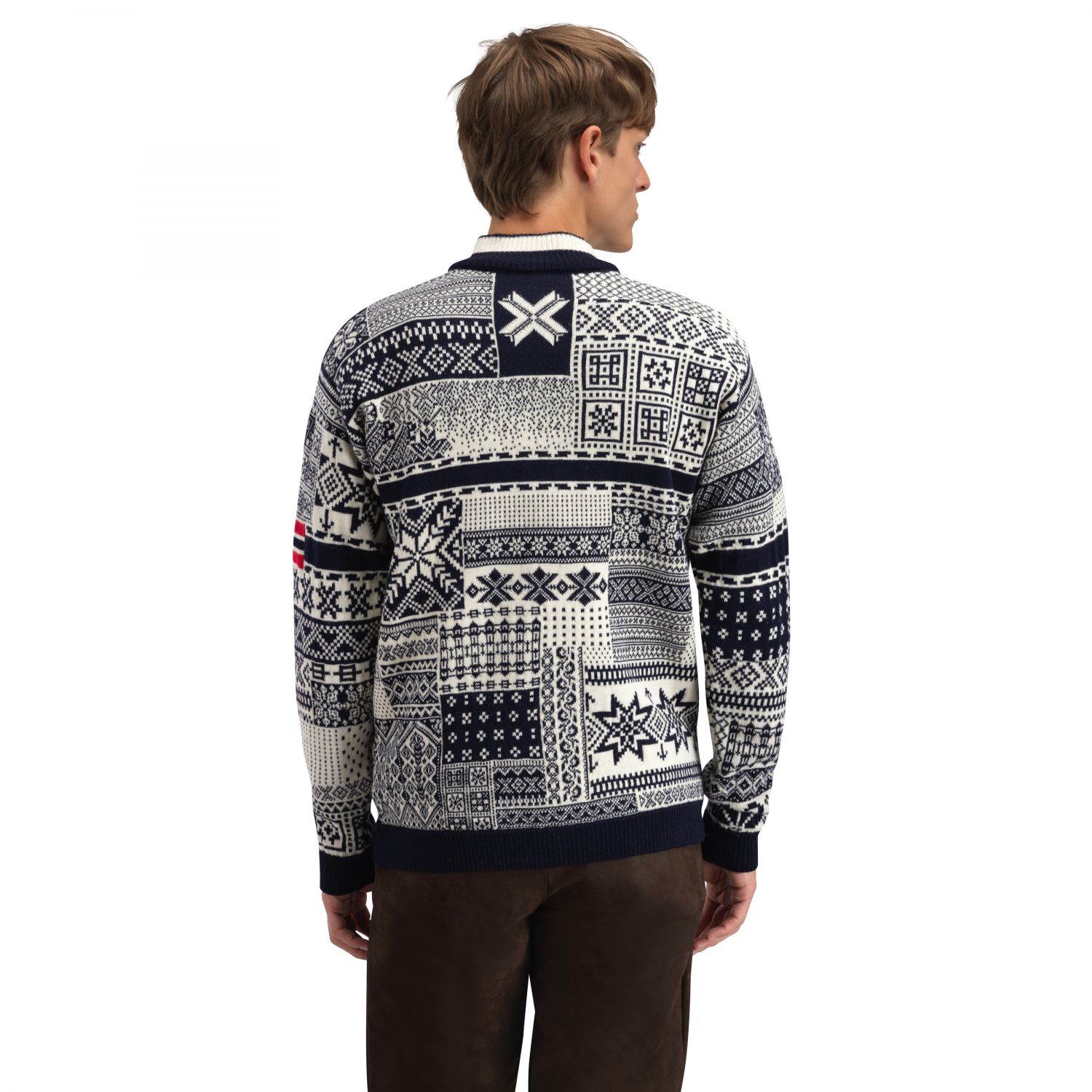 Dale of Norway History sweater, Fleecetröja, Herr, Navy Offwhite