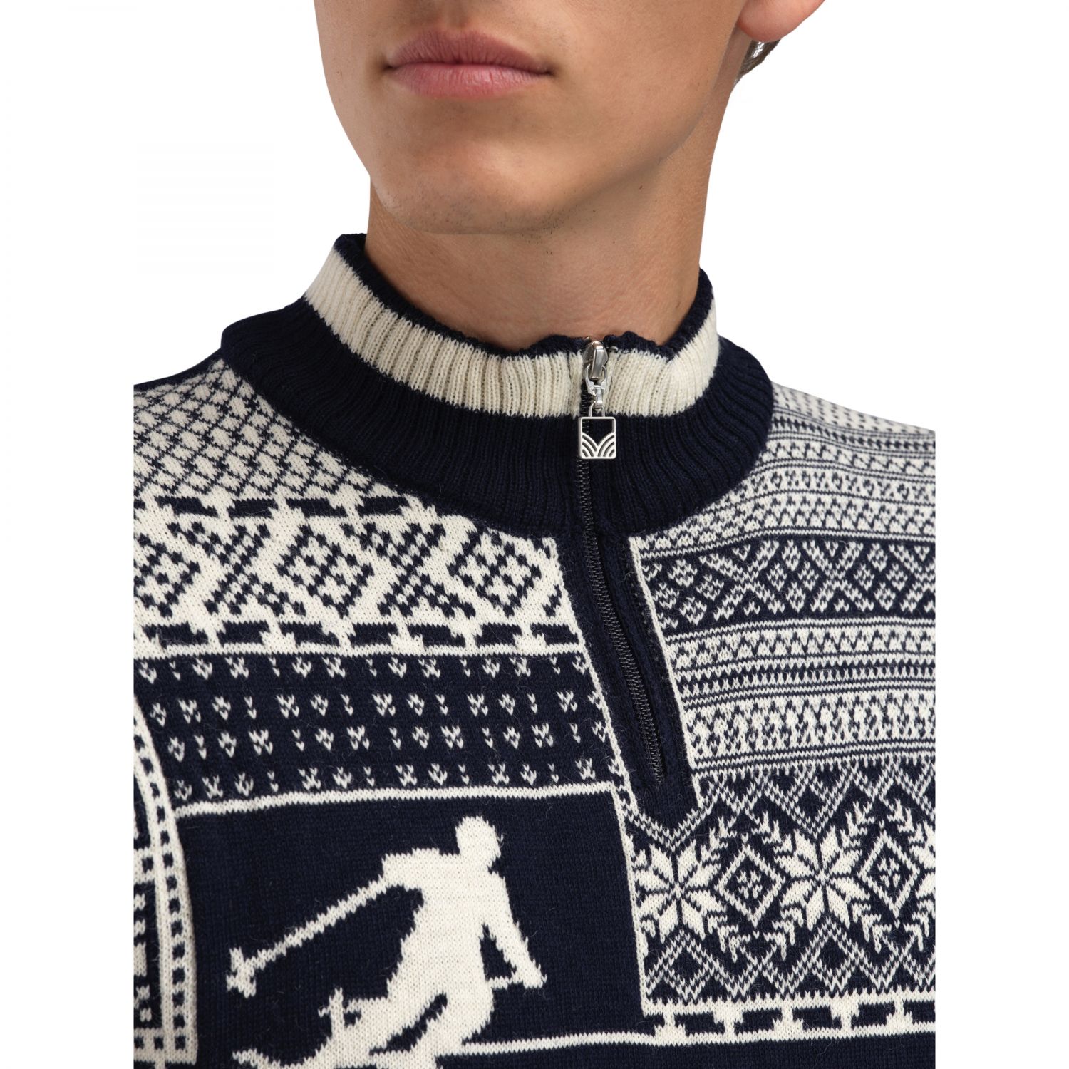 Dale of Norway History sweater, Fleecetröja, Herr, Navy Offwhite