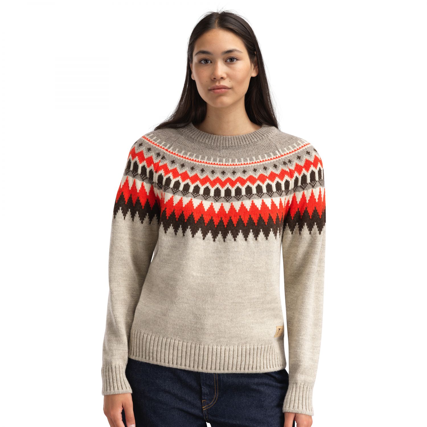 Dale of Norway Losna Pull Femme, polaire, femme, beige/marron