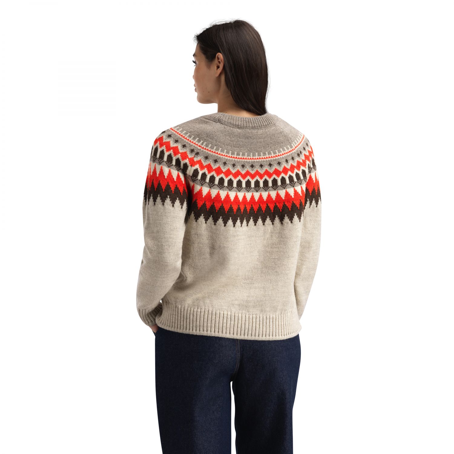 Dale of Norway Losna, pulover din fleece, femeie, bej/maro