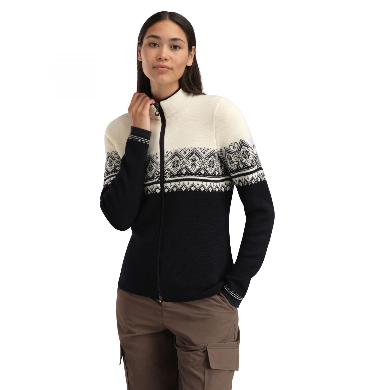 Dale of Norway Moritz Fem. Jacket, Fleecetröja, Dam, Svart