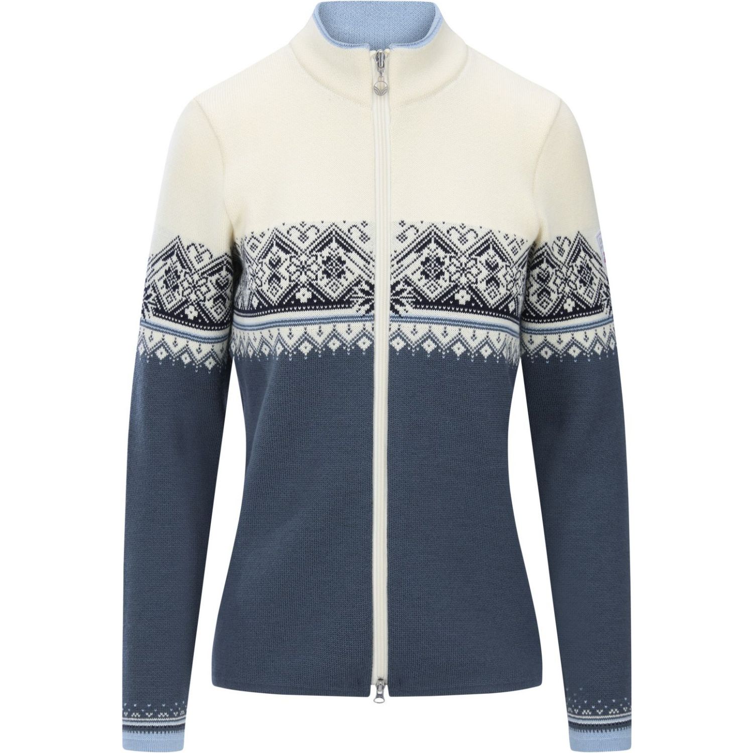 Dale of Norway Moritz Fem., Jacket, pulover din fleece, femeie, offwhite/navy