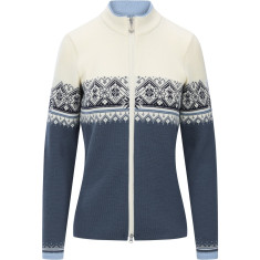 Dale of Norway Moritz Fem. Veste, polaire, femme, blanc cassé/marine
