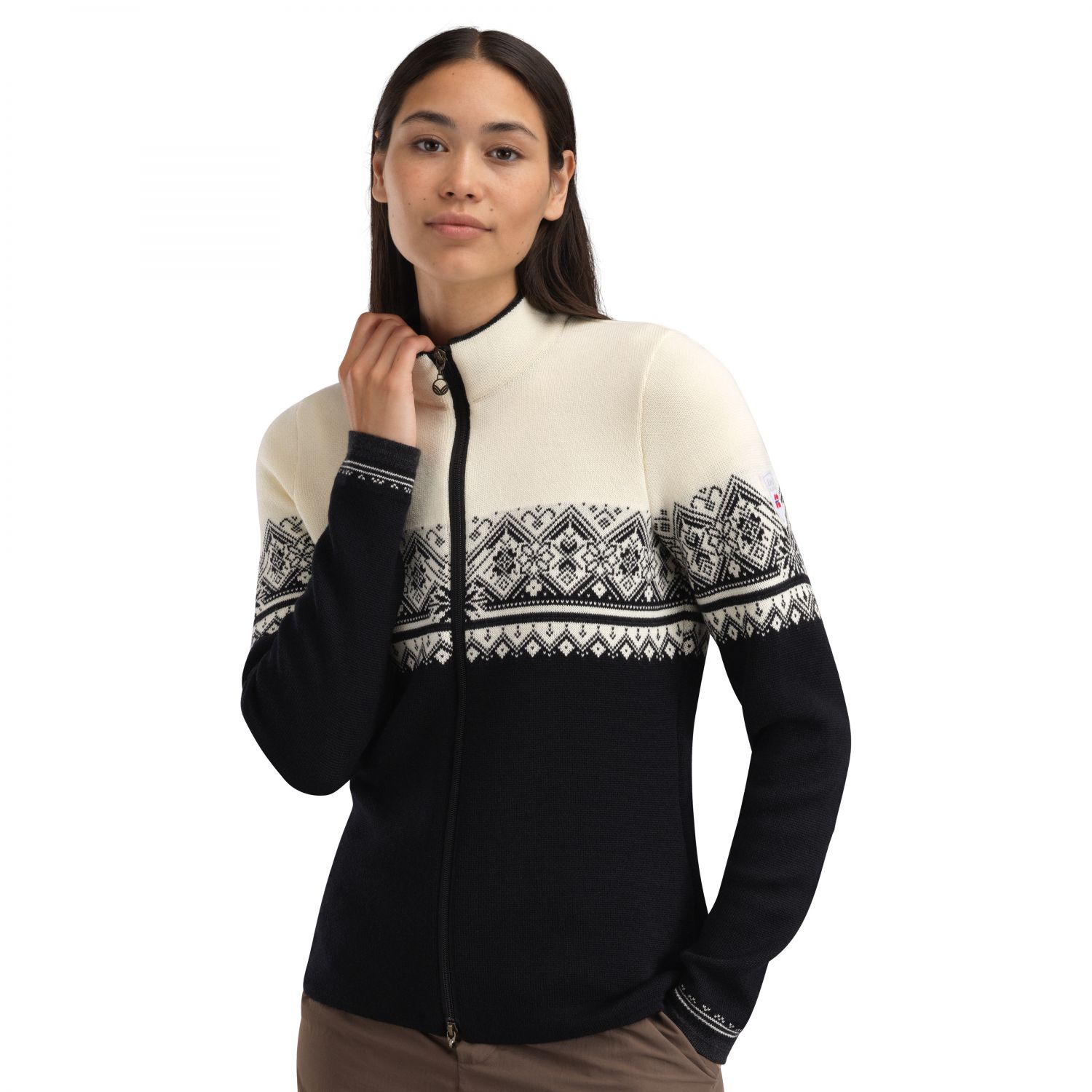Dale of Norway Moritz, Jaqueta de fleece, feminina, preta
