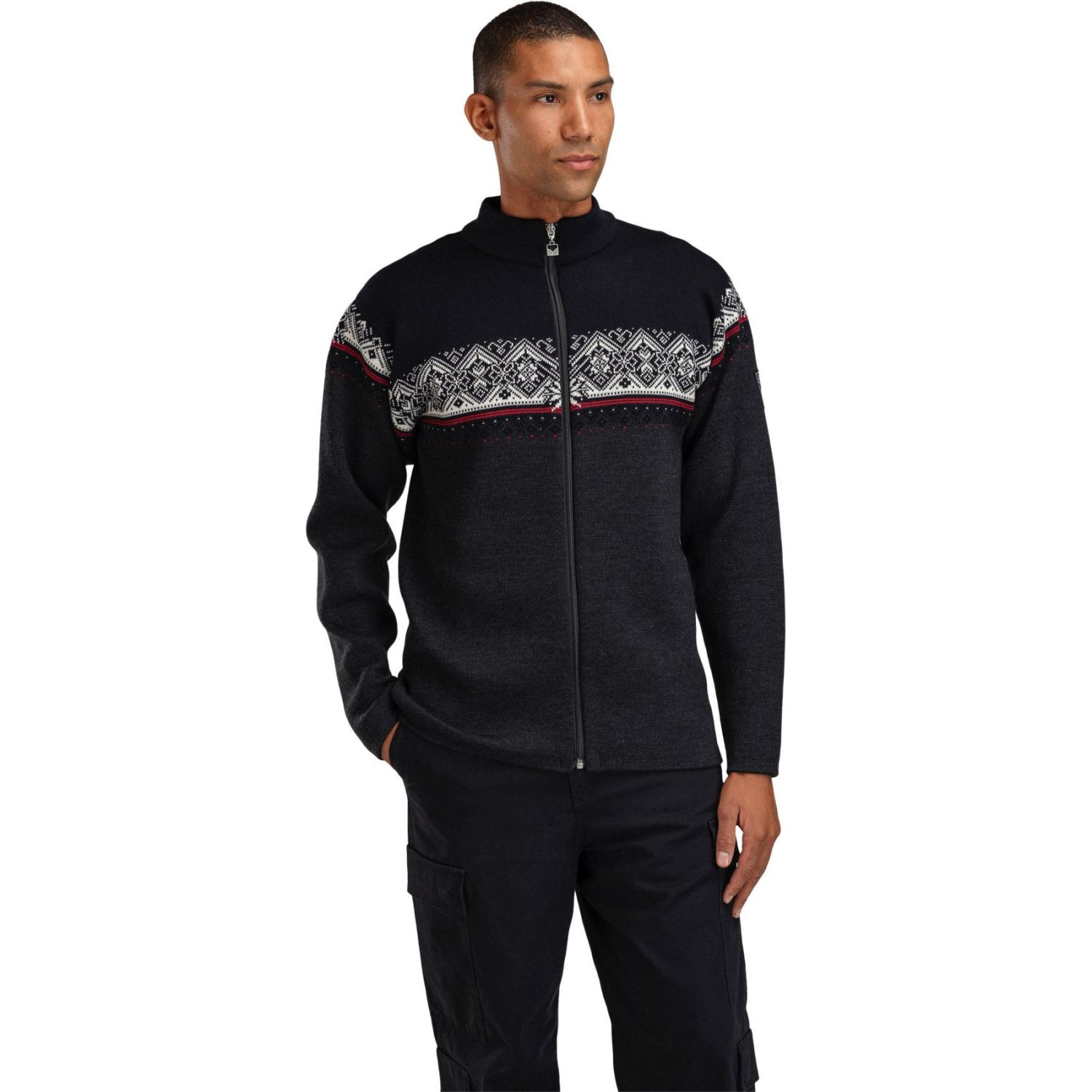 Dale of Norway Moritz Masc Jacket, fleecevest, heren, darkcharcoal