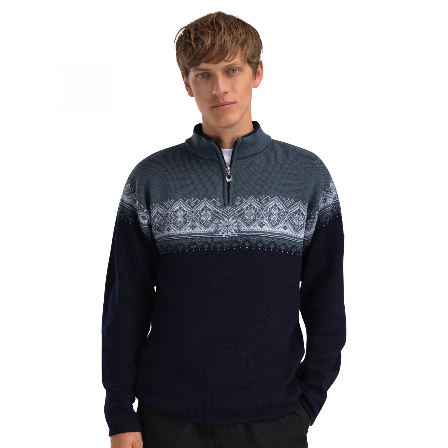 Dale of Norway Moritz Masc Sweater, fleece mikina, pánske, modrá