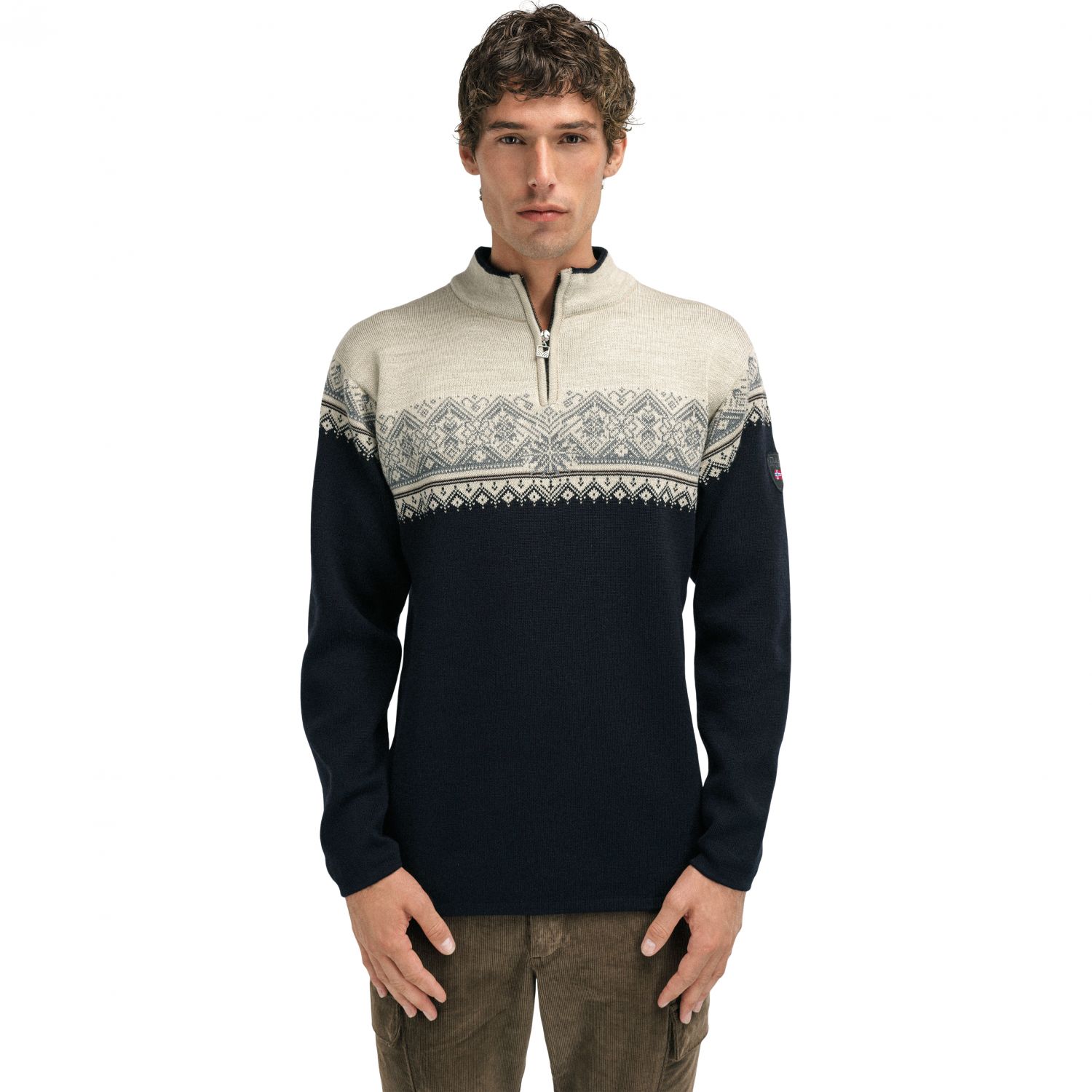 Dale of Norway Moritz, sweater, herre, sort/beige
