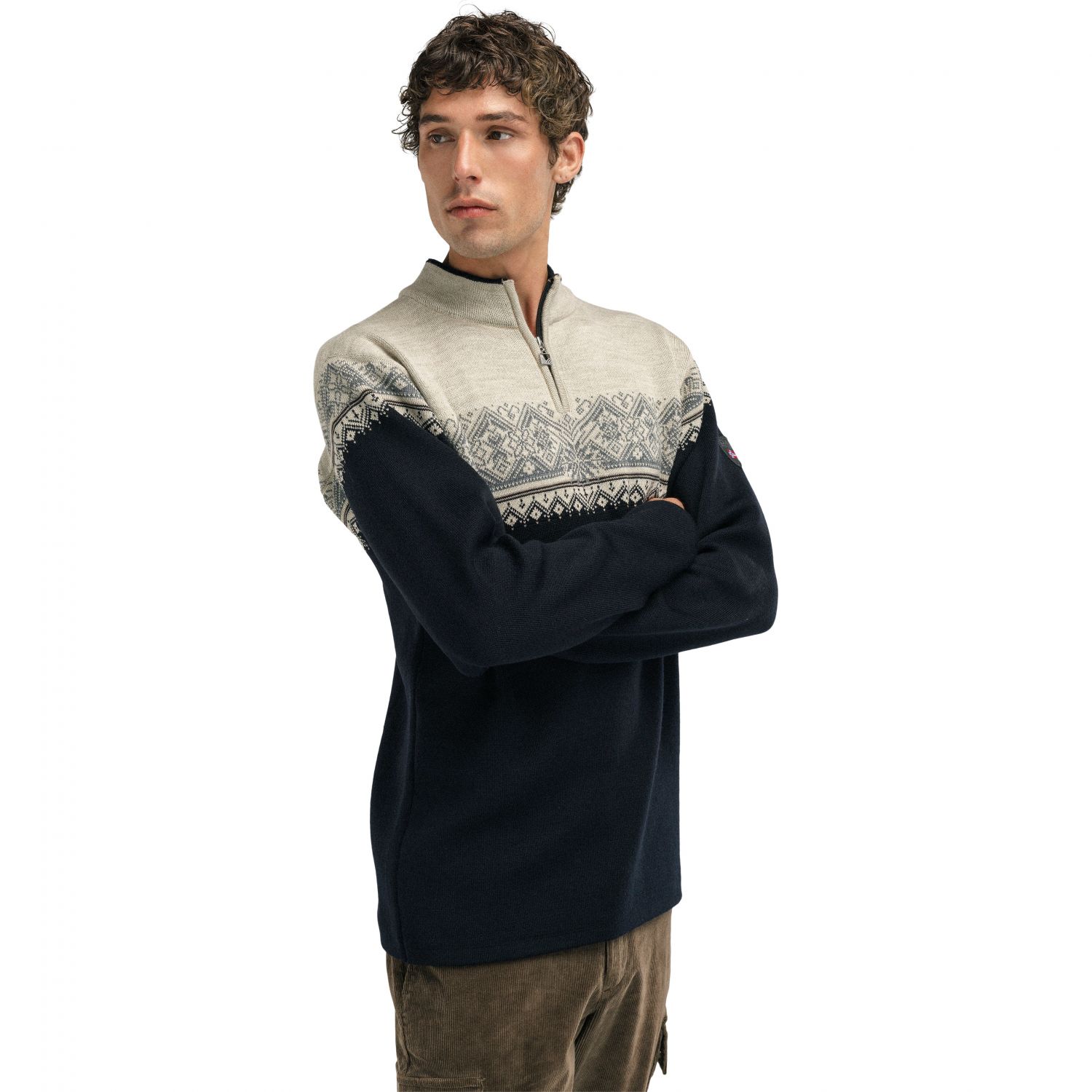 Dale of Norway Moritz, sweater, herre, sort/beige