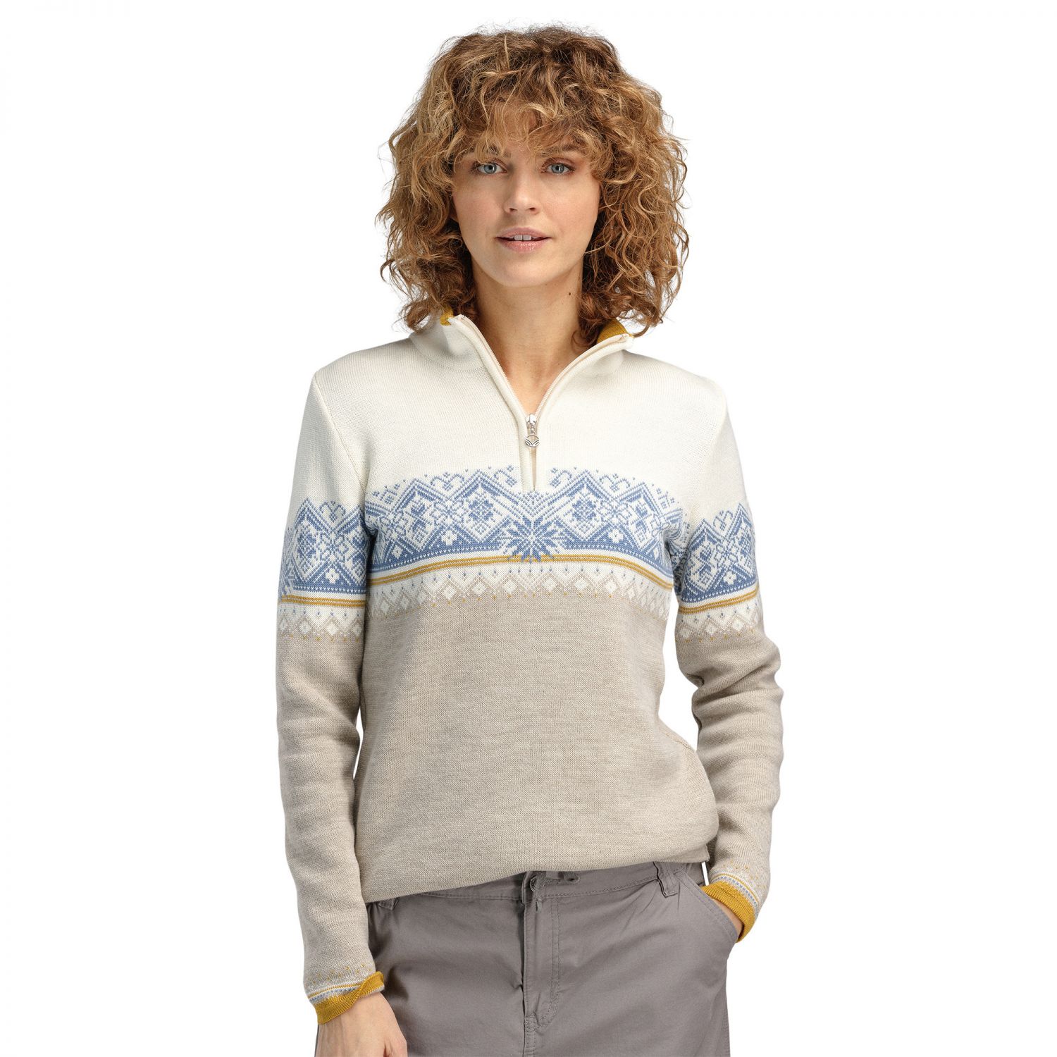 Dale of Norway Moritz, sweater, women, sand/offwhite