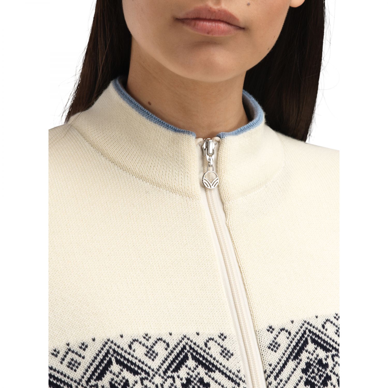 Dale of Norway Moritz Women's Jacket, fleece jacket, women, offwhite/navy