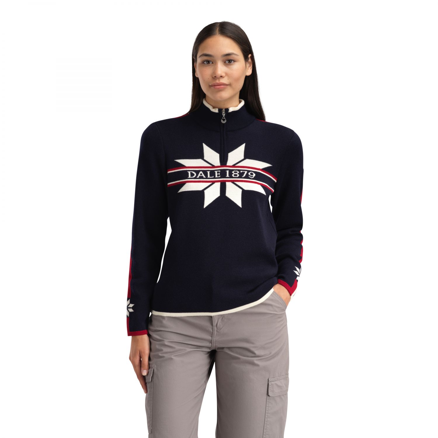 Dale of Norway Nåle Feminine Sweater, fleece jacket, women, navy