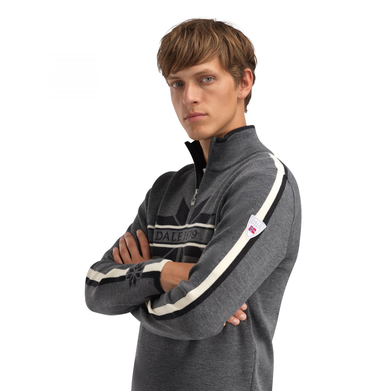 Dale of Norway Nåle Masc Sweater, fleece jacket, men, grey