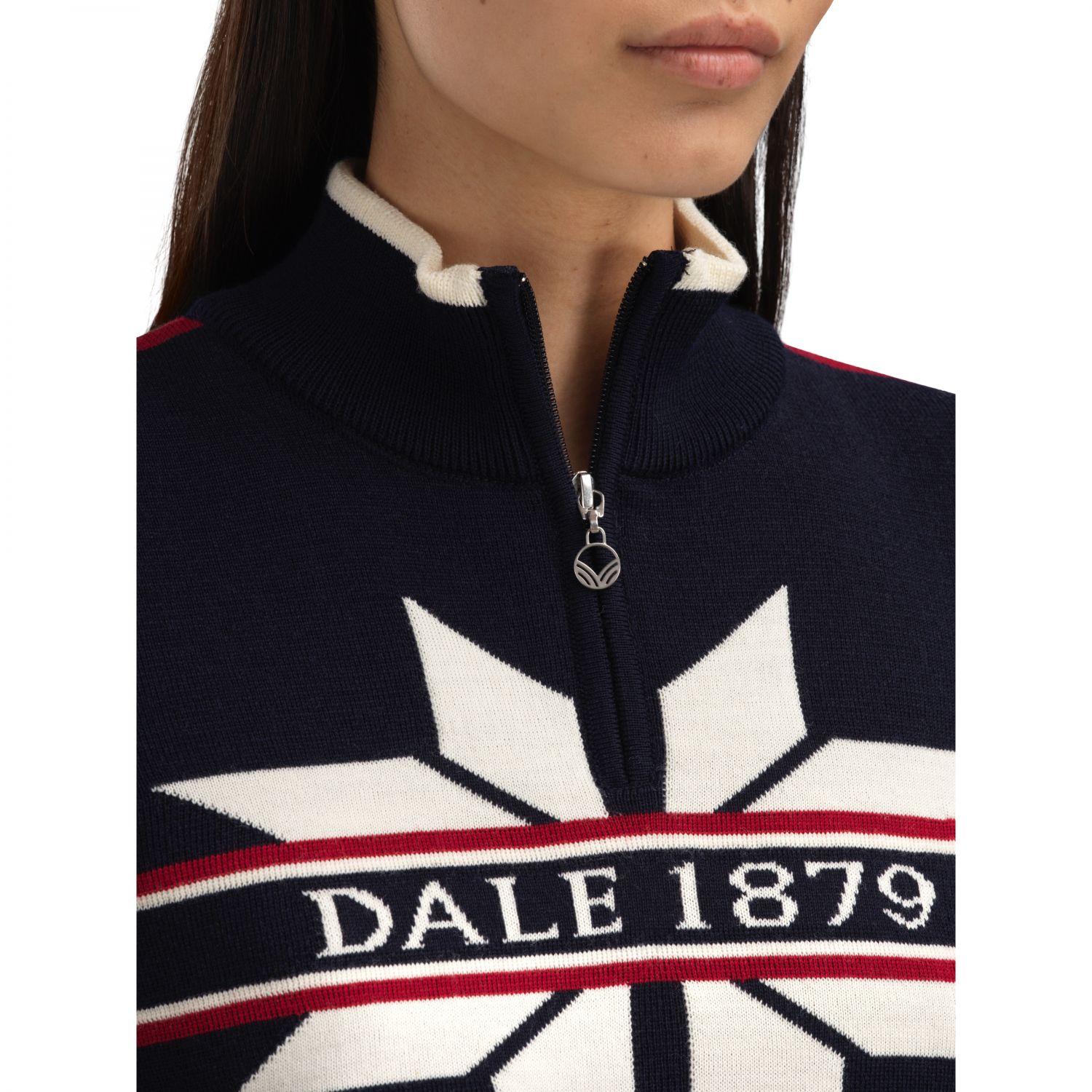 Dale of Norway Nåle, suéter de fleece, feminino, navy