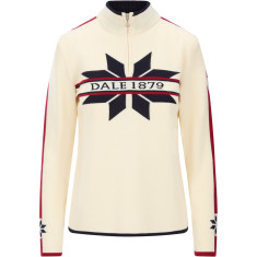 Dale of Norway Nåle Suéter feminino, de fleece, feminino, branco cru